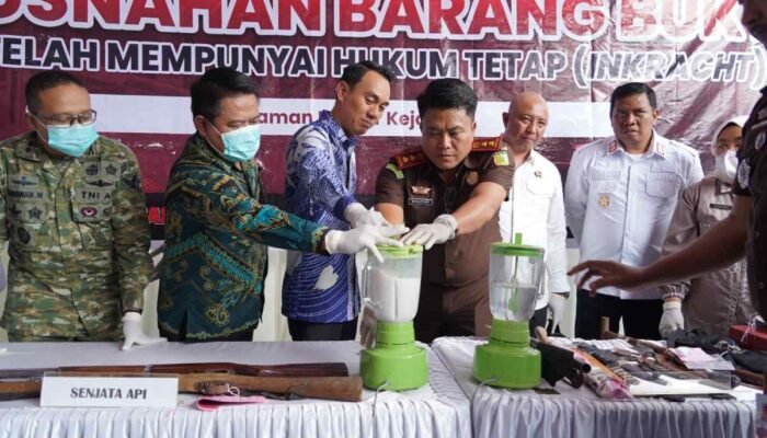 Di Balik Pemusnahan Narkoba Kejari OKI, Ada Setoran PNBP Rp 1,23 Miliar ke Kas Negara