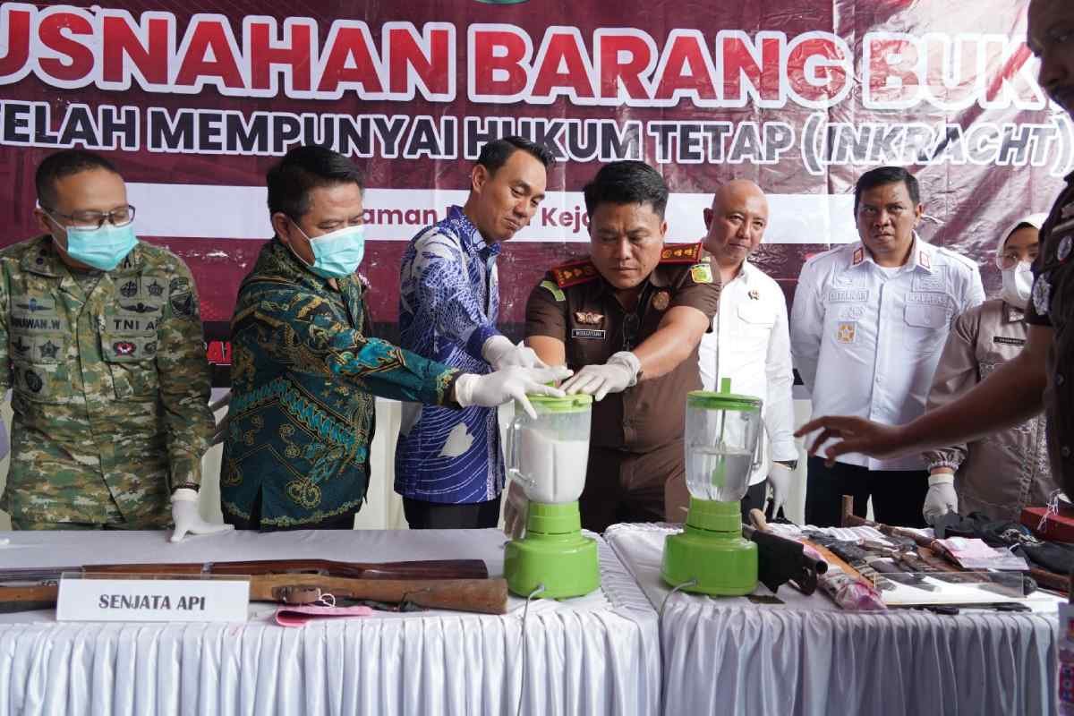Di Balik Pemusnahan Narkoba Kejari OKI, Ada Setoran PNBP Rp 1,23 Miliar ke Kas Negara