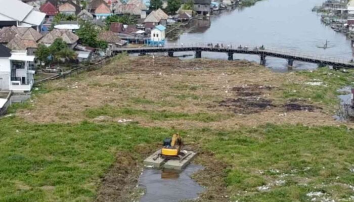 Dilema Penanganan Eceng Gondok Sungai Komering