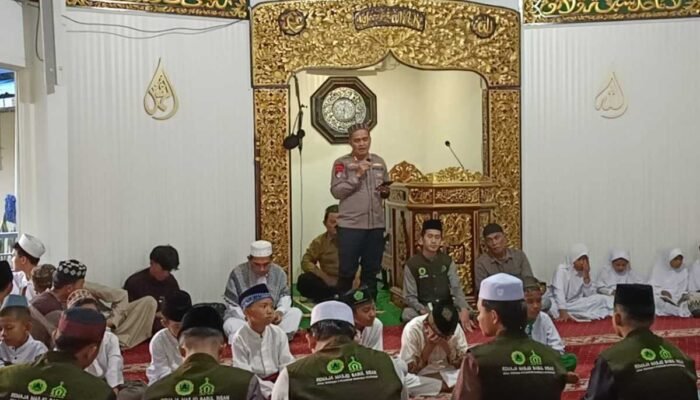 Dit Polairud Polda Sumsel Jaga Kedamaian Perairan dengan Doa dan Santunan