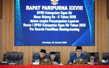 Edwin Cahya Putra Pimpin Paripurna DPRD Ogan Ilir untuk Sinkronisasi Aspirasi Reses dengan Kebijakan Daerah