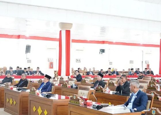 Hipni Suarakan Keluhan Warga Mengenai Jalan Rusak hingga Masalah BPJS di Paripurna DPRD Ogan Ilir