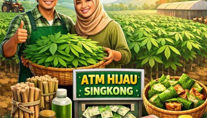 Melihat Daun Singkong Sebagai Mesin ATM Hijau dari Lahan Sempit
