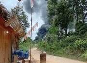 Penyulingan Minyak Ilegal di Sanga Desa Meledak, Polisi Lakukan Olah TKP