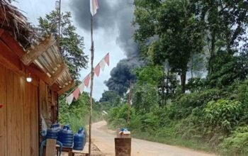 Penyulingan Minyak Ilegal di Sanga Desa Meledak, Polisi Lakukan Olah TKP