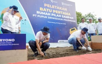 Pusri Bangun Rumah Pilah Sampah dan Perkuat Budaya Hijau Karyawan