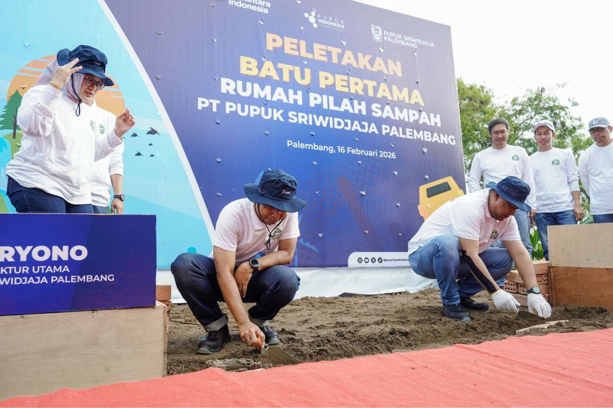 Pusri Bangun Rumah Pilah Sampah dan Perkuat Budaya Hijau Karyawan