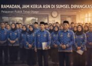 Ramadan, Pemprov Sumsel Pangkas Jam Kerja ASN Satu Jam