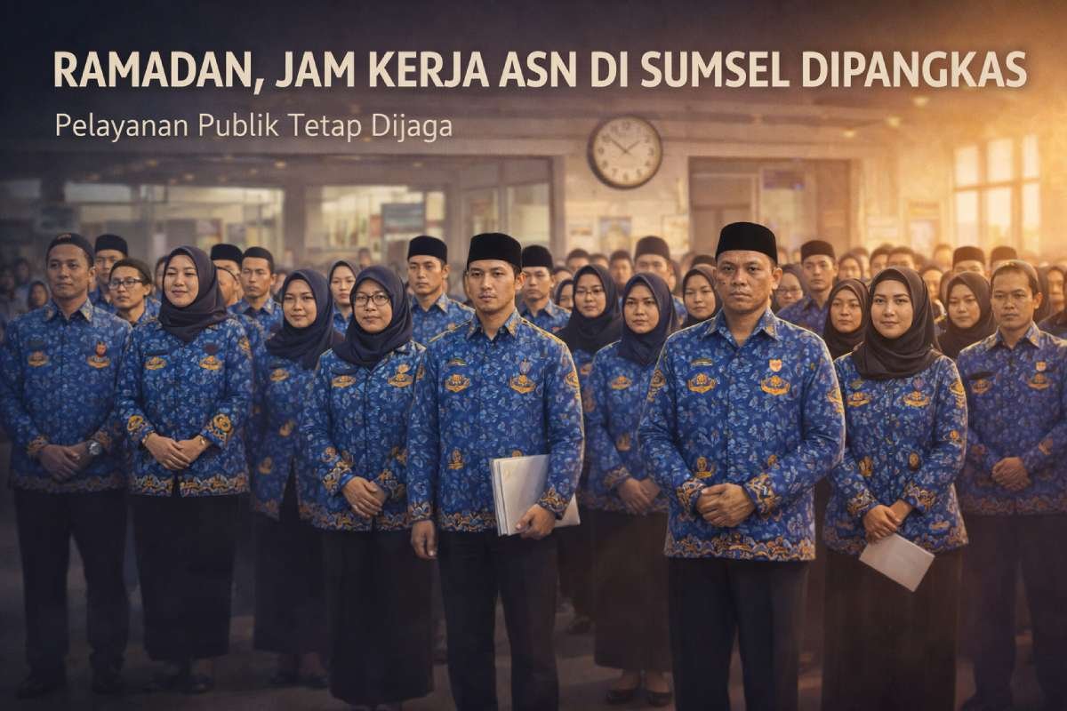 Ramadan, Pemprov Sumsel Pangkas Jam Kerja ASN Satu Jam