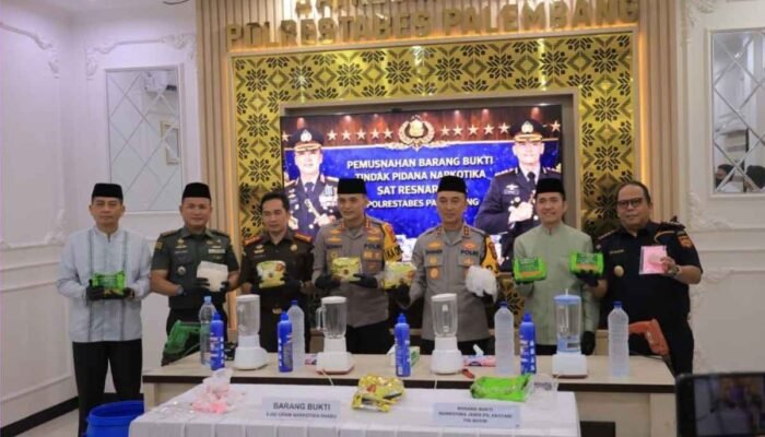 Selamatkan 66 Ribu Jiwa, Ratu Dewa Apresiasi Pemusnahan Narkoba Skala Besar di Polrestabes