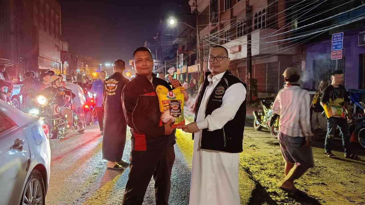 Aksi Sahur on the Road HDCI Palembang, Distribusikan 5 Ton Beras untuk Warga