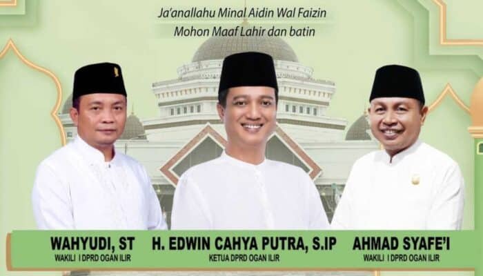 DPRD Ogan Ilir Sampaikan Pesan Kebersamaan di Hari Raya Idul Fitri 1447 H