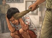 Diduga Pukuli Bocah 10 Tahun Pakai Sapu Oknum ASN Setda OKI Dilaporkan ke Polisi