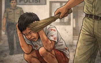 Diduga Pukuli Bocah 10 Tahun Pakai Sapu Oknum ASN Setda OKI Dilaporkan ke Polisi