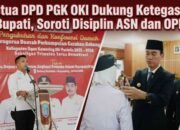 Disiplin ASN Jadi Sorotan, PGK OKI Dukung Ketegasan Bupati Muchendi