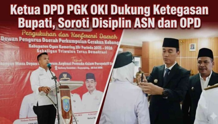 Disiplin ASN Jadi Sorotan, PGK OKI Dukung Ketegasan Bupati Muchendi