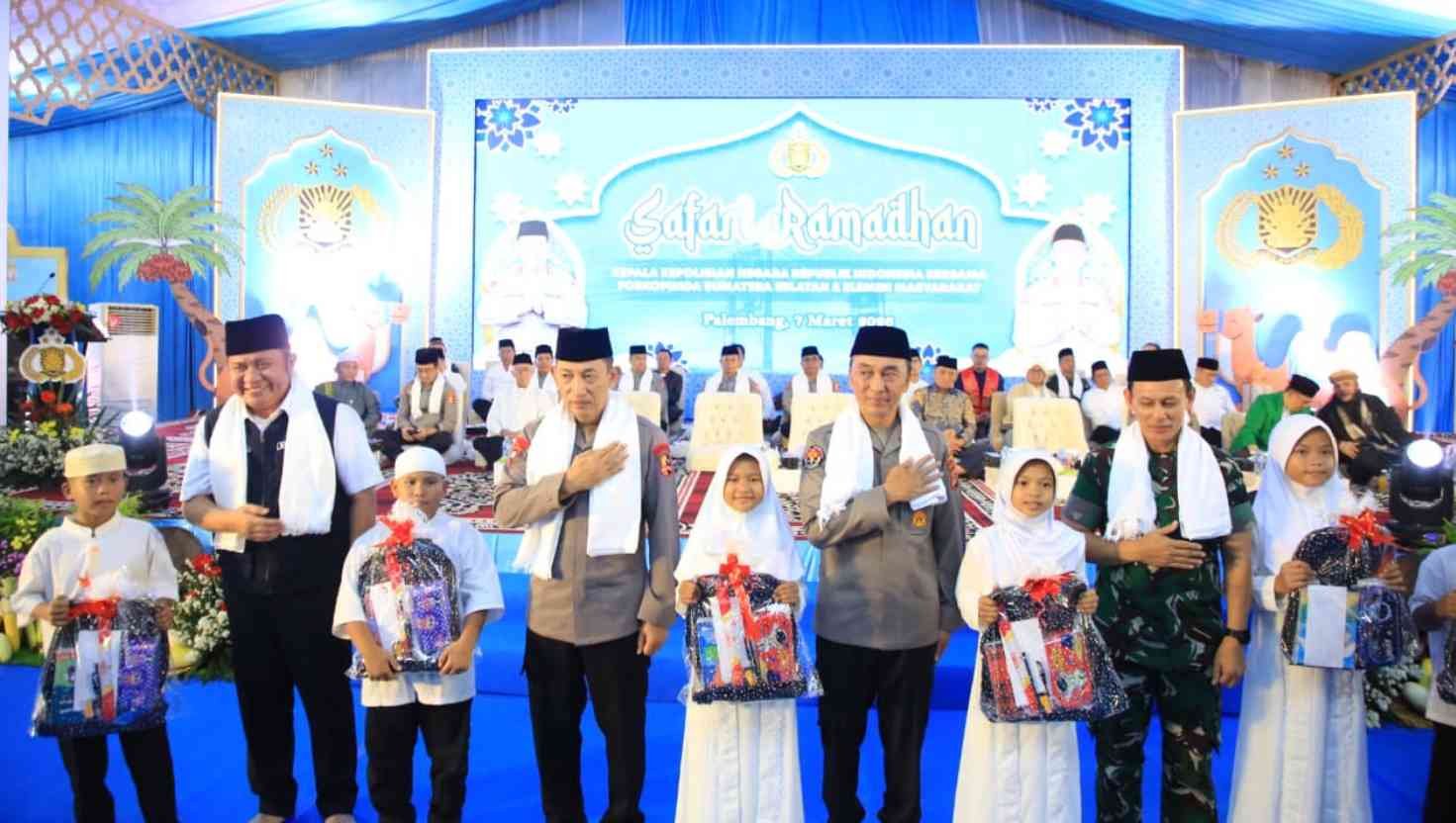 Herman Deru dan Kapolri Perkuat Kohesi Sosial dari Mapolda Sumatera Selatan