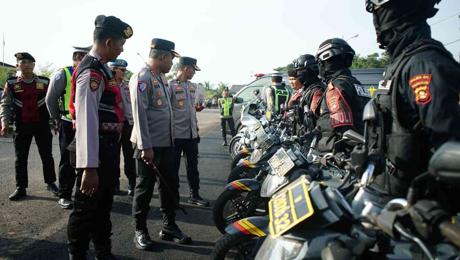 Kesiapan Operasi Ketupat: Kapolres OKI AKBP Eko Rubiyanto Pastikan Performa Ranmor Dinas