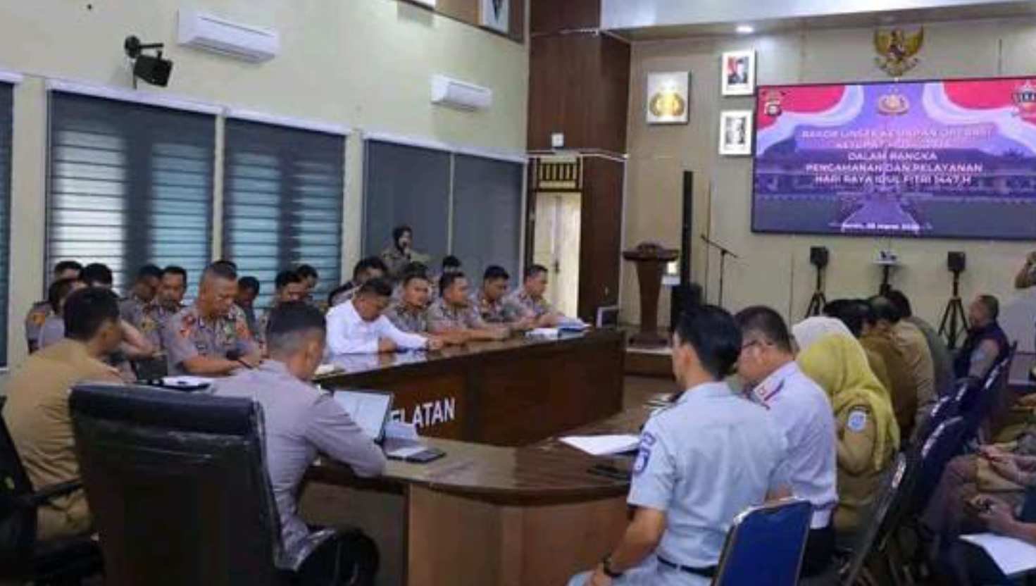 OKU Selatan Matangkan Pengamanan Arus Mudik dan Destinasi Wisata Jelang Lebaran