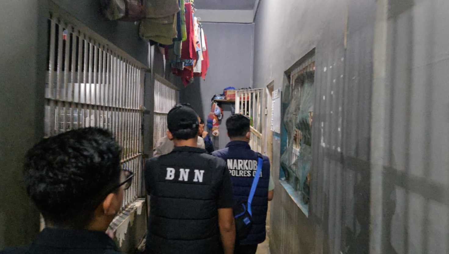 Perkuat Deteksi Dini, Lapas Kayu Agung Gelar Razia Gabungan Kamar Hunian Warga Binaan