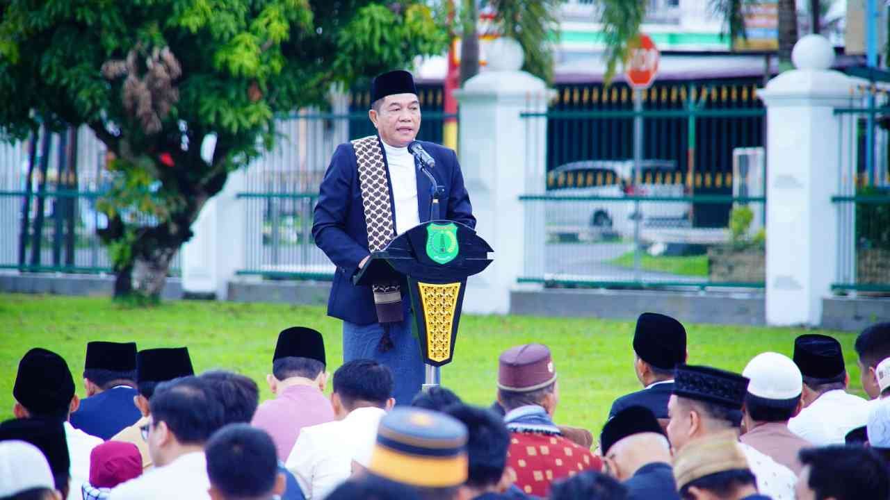 Rayakan Idul Fitri, Bupati Muba Ajak Warga Perkuat Persatuan dan Kepedulian Sosial