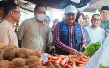 Wabup Muba Abdur Rohman Pastikan Harga Pangan Stabil di Pasar Randik