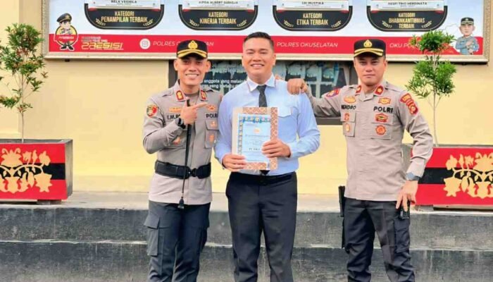 Arie Gusman Sabet Penghargaan Keempat atas Konsistensi Jaga Kamtibmas OKU Selatan