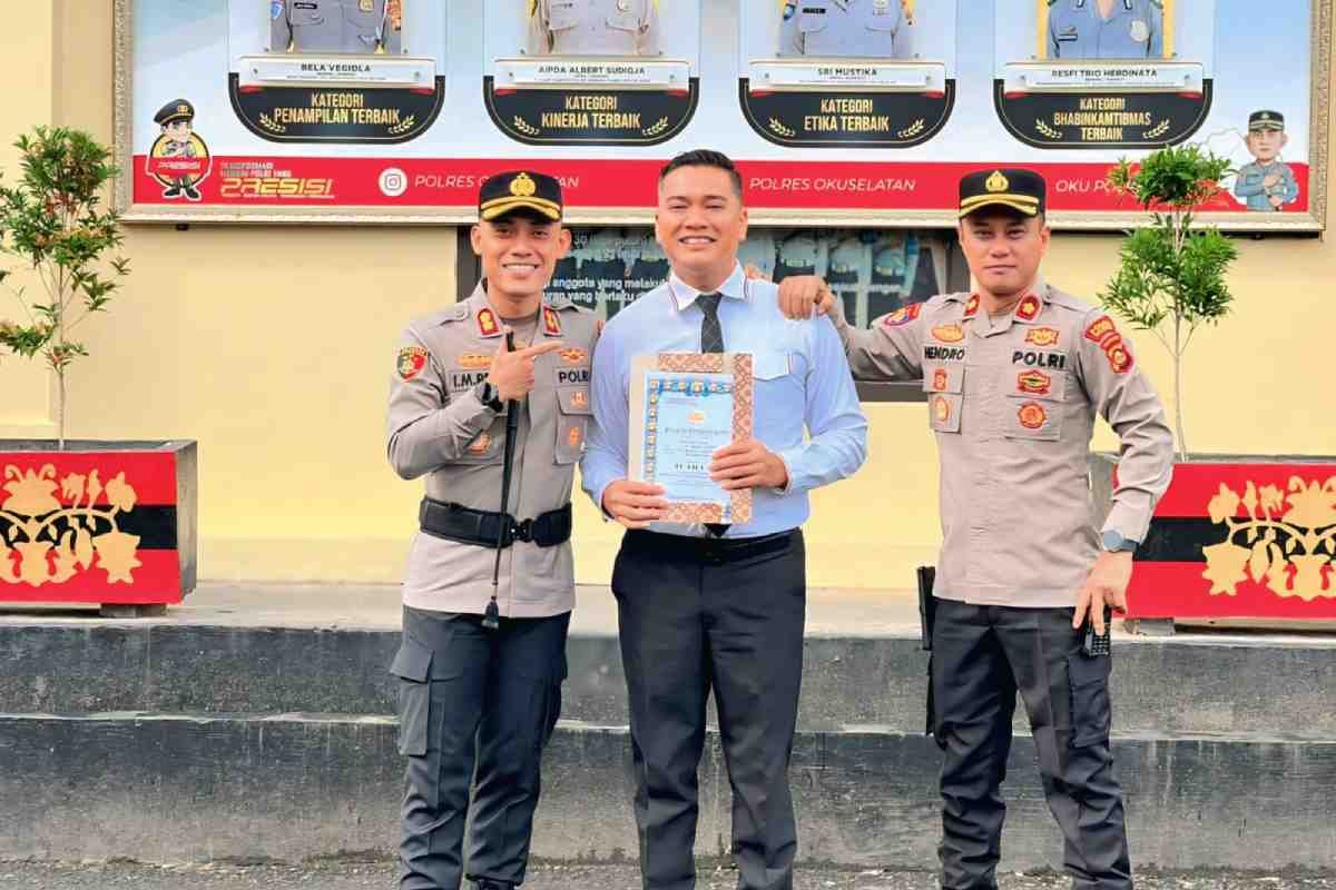 Arie Gusman Sabet Penghargaan Keempat atas Konsistensi Jaga Kamtibmas OKU Selatan