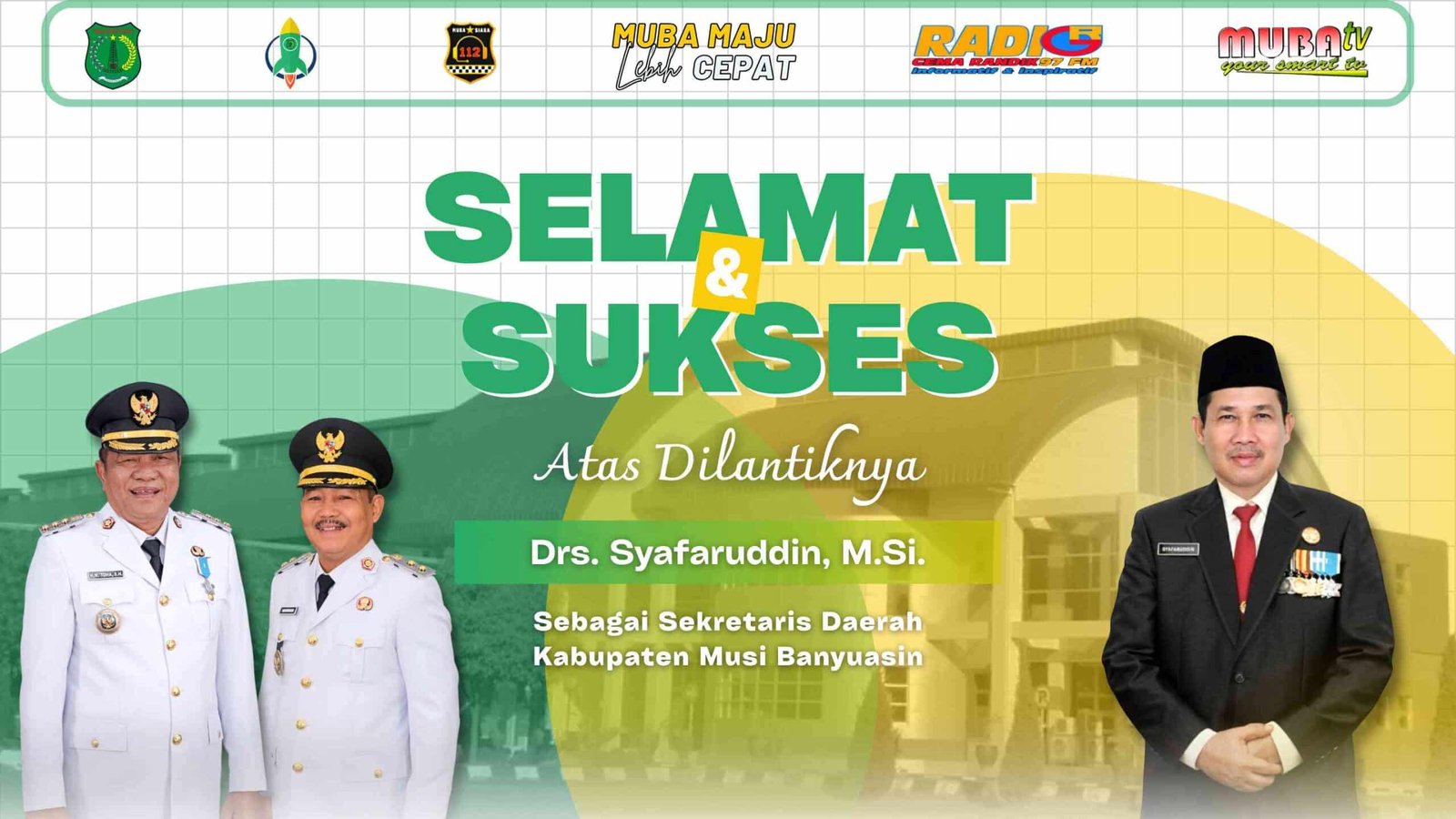 Banner Ucapan Sekda MUBA