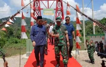 Jembatan Perintis Garuda Pulihkan Harapan Warga Desa Pusar yang Sempat Hanyut