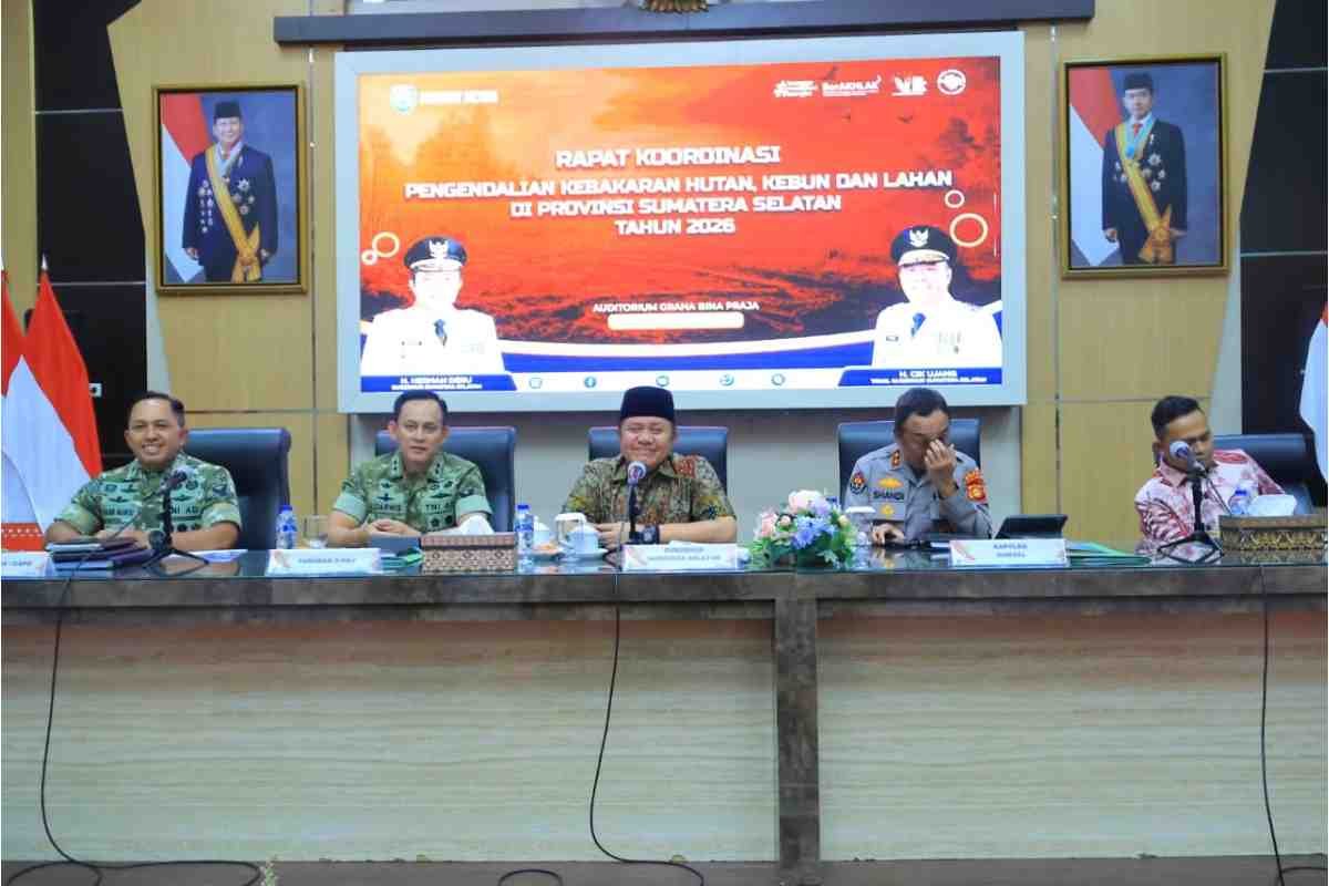 Langkah Mitigasi Karhutla 2026, Herman Deru Instruksikan Strategi Berbasis Data BMKG