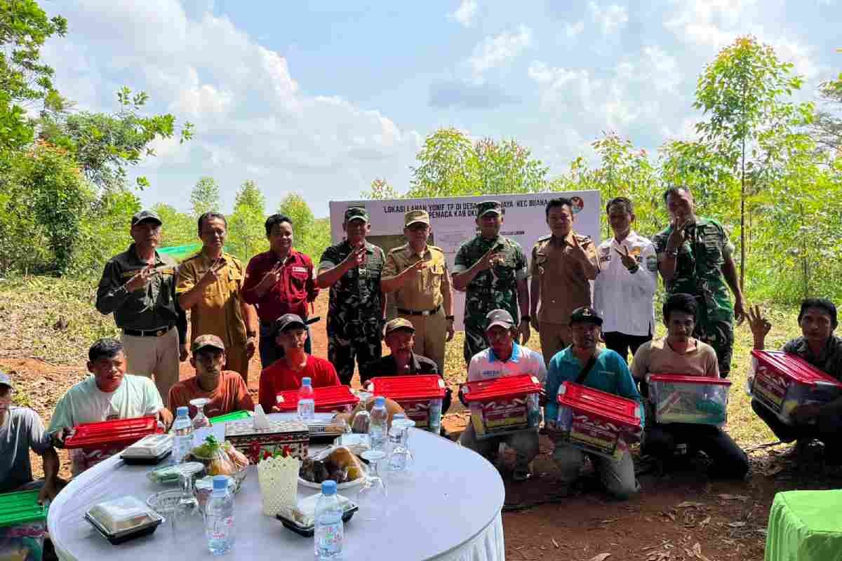 Matangkan Rencana Batalyon Pertanian di Buana Pemaca, Pemkab OKU Selatan Kawal Peninjauan Lahan