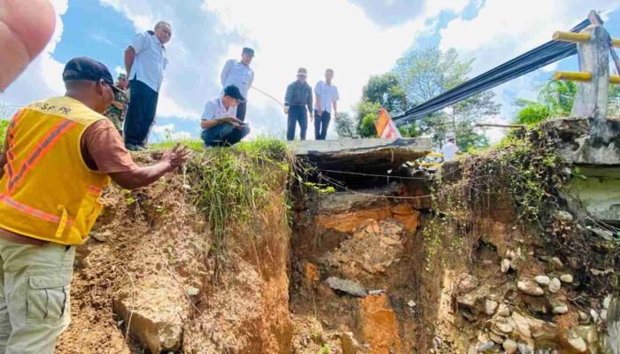 Muba Percepat Perbaikan Jembatan Plakat Tinggi