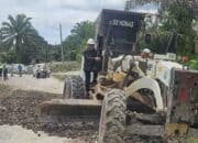 Sinergi Lintas Sektor Percepat Perbaikan Jalan di Bayung Lencir