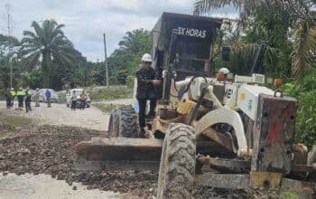 Sinergi Lintas Sektor Percepat Perbaikan Jalan di Bayung Lencir