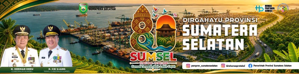 Banner Sumsel Maju untuk Semua