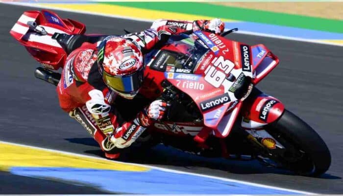 Bagnaia Rebut Pole Perdana di Le Mans, Marc Marquez Patahkan Rekor Lap Rekan Setim