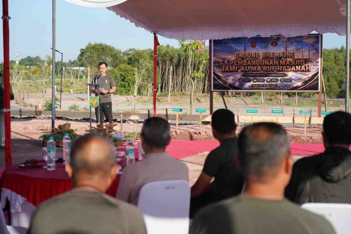Berselimut Doa dan Kebersamaan Warga, Pangdam Sriwijaya Awali Pembangunan Masjid Jami Al Maruf Hasanah