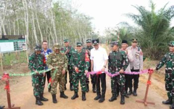 Buka Akses Jalan 6 Kilometer di Mesuji Makmur, Program TMMD OKI Resmi Ditutup