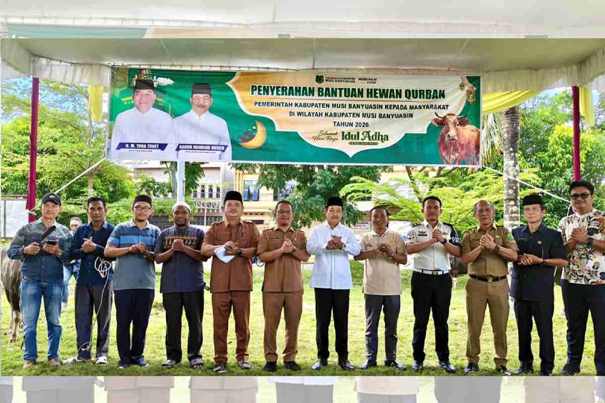 Bukan Cuma Masjid, Hewan Kurban Pemkab Muba Tahun Ini Menyasar Lapas hingga Disabilitas