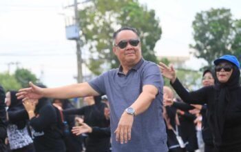 Cik Ujang Membangun Kebersamaan Lewat Gerak Sehat dan Komitmen Pembangunan di Jantung Kota Lubuklinggau