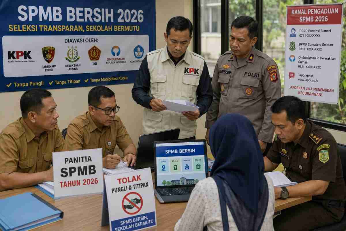 Dipantau KPK hingga Bareskrim, Panitia Penerimaan Murid Baru di Sumatera Selatan Dilarang Manipulasi Kuota