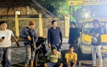 Dua Sopir di Palembang Gunakan Angkot Kuning untuk Menggasak Motor Guru di Kawasan Sudirman