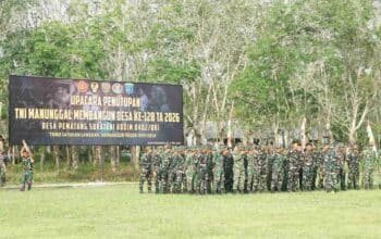 H-1 Penutupan, Satgas TMMD Bersiap Serahkan Aset Infrastruktur Pematang Sukatani