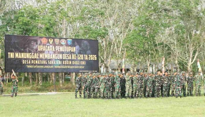 H-1 Penutupan, Satgas TMMD Bersiap Serahkan Aset Infrastruktur Pematang Sukatani