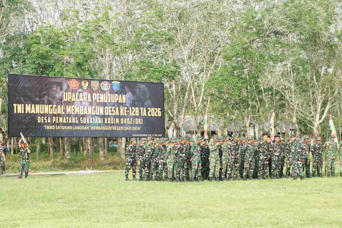 H-1 Penutupan, Satgas TMMD Bersiap Serahkan Aset Infrastruktur Pematang Sukatani