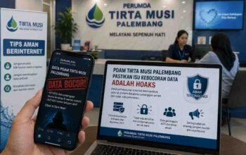 Isu 437 Ribu Data Pelanggan Bocor, PDAM Tirta Musi Palembang Pastikan Hoaks