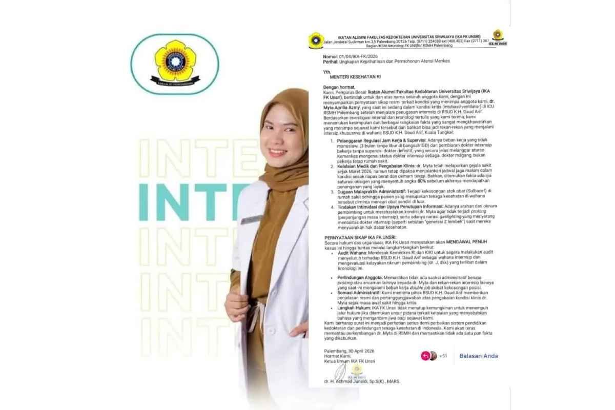 Kematian dr Myta Picu Rencana Pembekuan RSUD Daud Arif