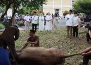 Langkah Humanis Polres OKU Salurkan 988 Kantong Daging Kurban ke Kawasan ”Slum Area” Baturaja