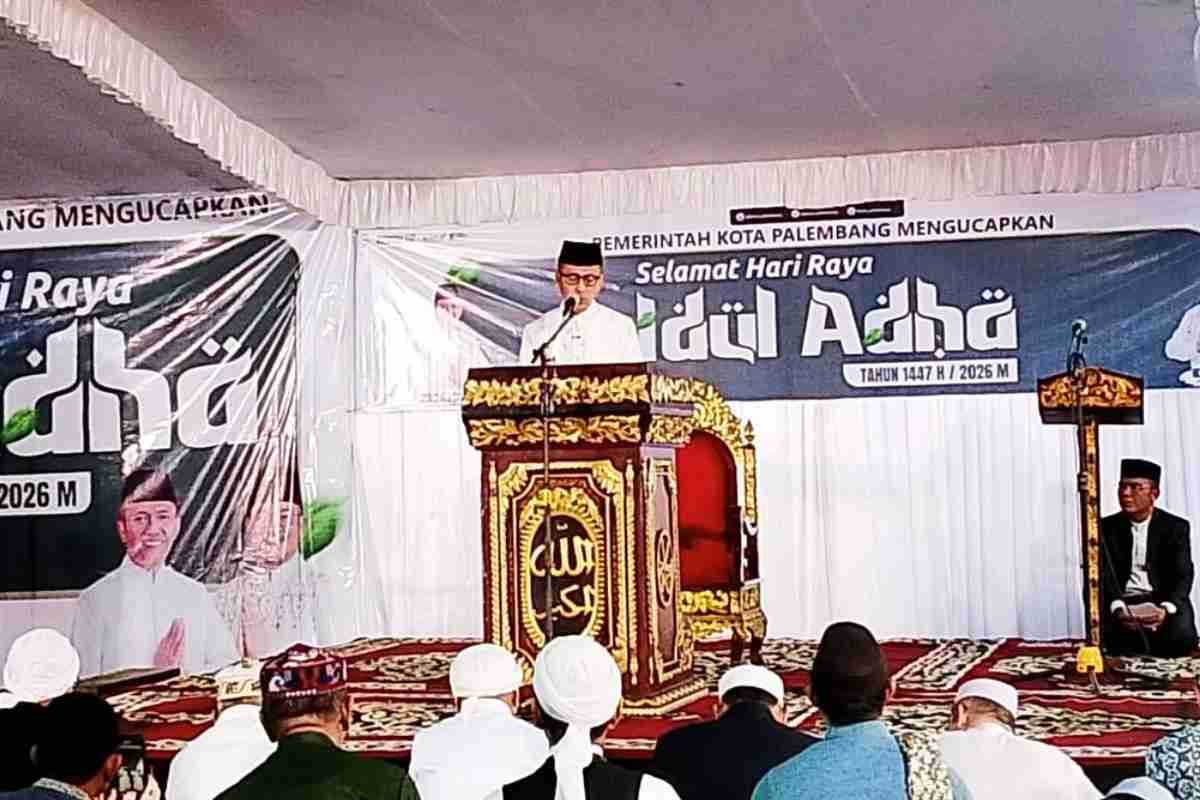 Maknai Idul Adha, Wali Kota Palembang Ratu Dewa Soroti Keikhlasan dan Titip Pesan Kebersihan